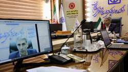 نشست ویدیوکنفرانسی دانشجویان دانشگاه علوم پزشکی استان سمنان با دکتر دانائی رئیس دانشگاه 